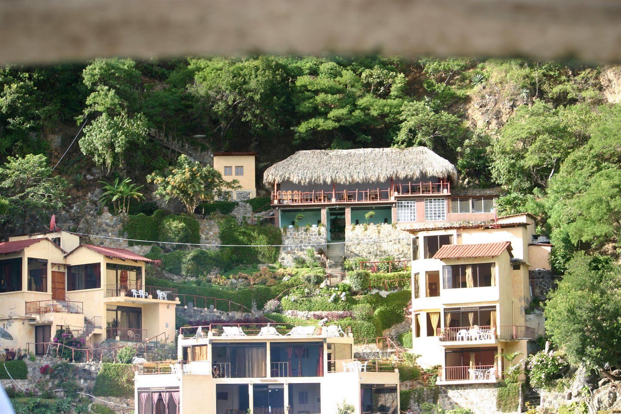 Hotel Restaurante La Villa De Los Dioses San Antonio Palopó エクステリア 写真